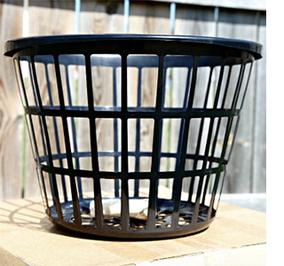 Rope wrapped basket