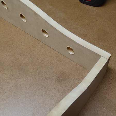DIY pull-out trouser rack