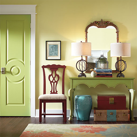 Use colour to add personality to home