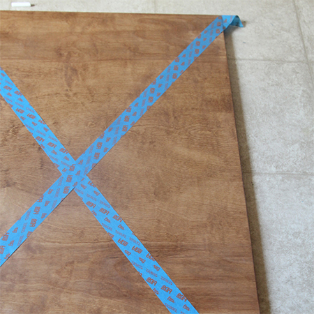 Make your own chevron wall art
