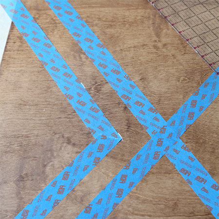 Make your own chevron wall art