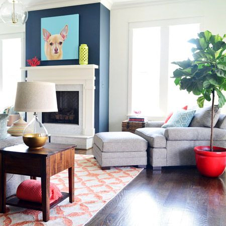 Use colour to add personality to  home