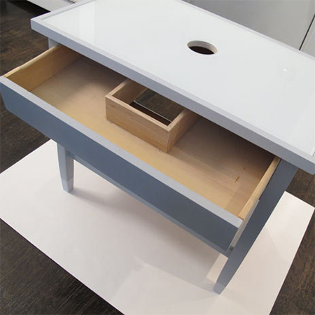 Re-purpose an old desk into a bathroom vanity