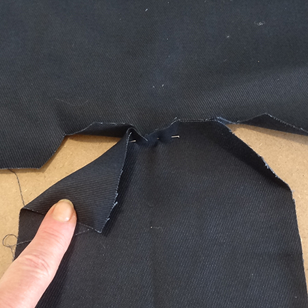 Making upholstered cushions for outdoor sofa attach side panels