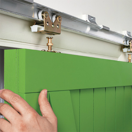 Easy barn style sliding door