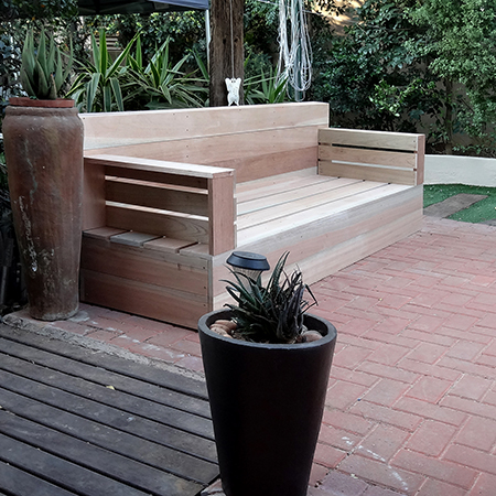 Home Dzine Diy Wood Patio Furniture - Making My Own Garden Furniture