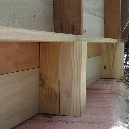 DIY wood patio furniture