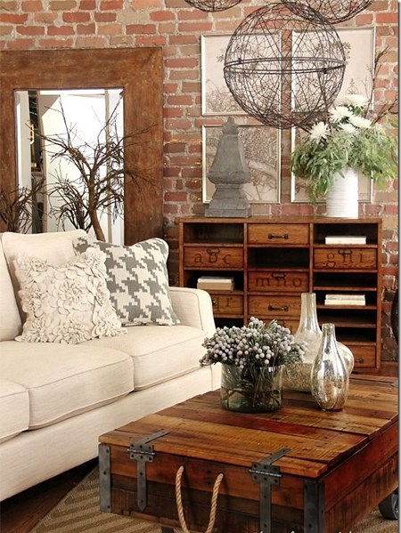 how to style a coffee table rustic ideas reclaimed