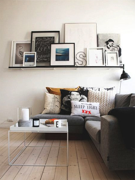 how to style a coffee table retro modern
