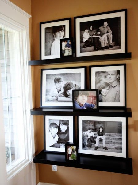 Creative ways to display your family photos