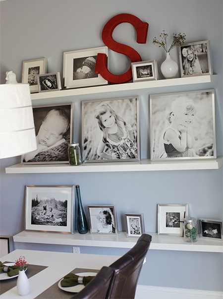 Creative ways to display your family photos 