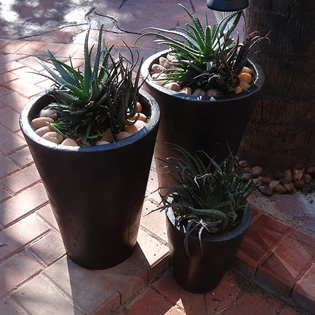 rustoleul universal spray paint to revamp garden containers and pots