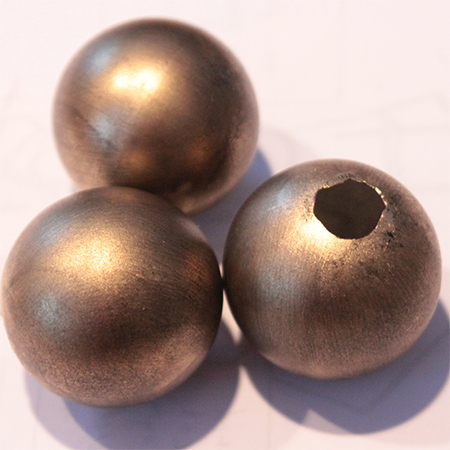 PVC pipes and ping-pong ball curtain rod and finials! 