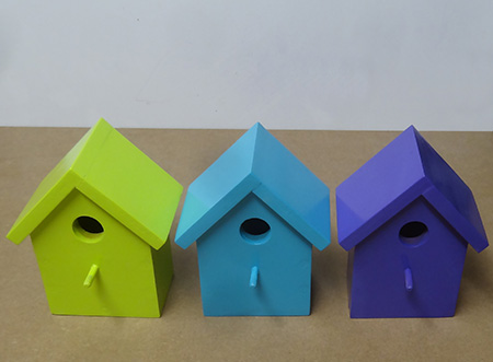 rustoleum 2x spray paint pretty painted birdhouses