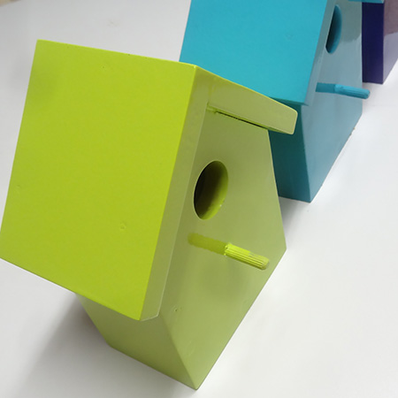 rustoleum 2x spray paint pretty painted birdhouses