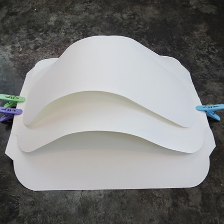 Paper wall lights that add modern glamour