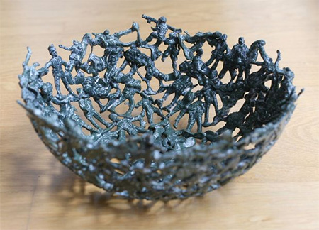 how to make bowl with plastic figurines