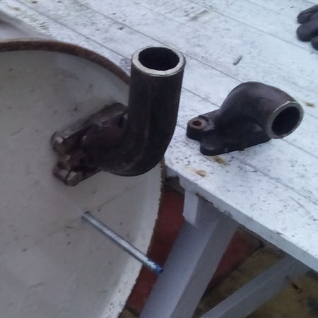 fittings can be riveted or screwed onto the drum