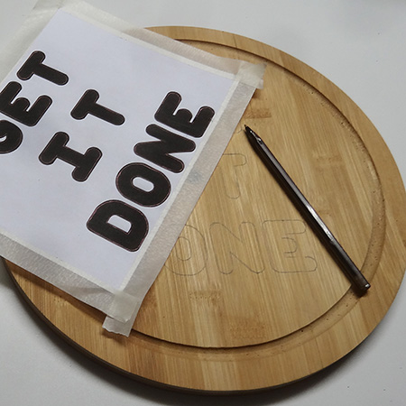 Make a bamboo wall clock