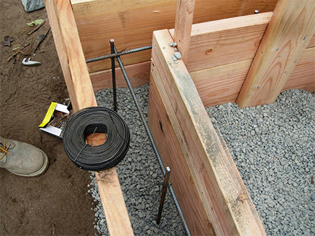 concrete firepit - fill