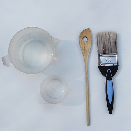 Paint furniture with home made chalk paint