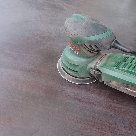 Paint furniture with home made chalk paint