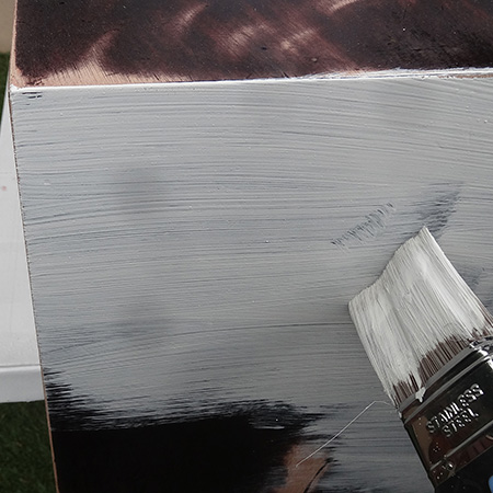 Paint furniture with home made chalk paint