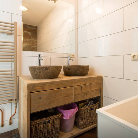 reclaimed timber wood bathroom vanity ideas