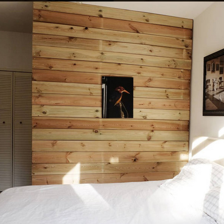 reclaimed timber wood room divider ideas