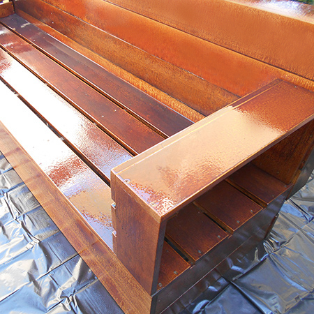 finish outdoor wood furniture with exterior sealer