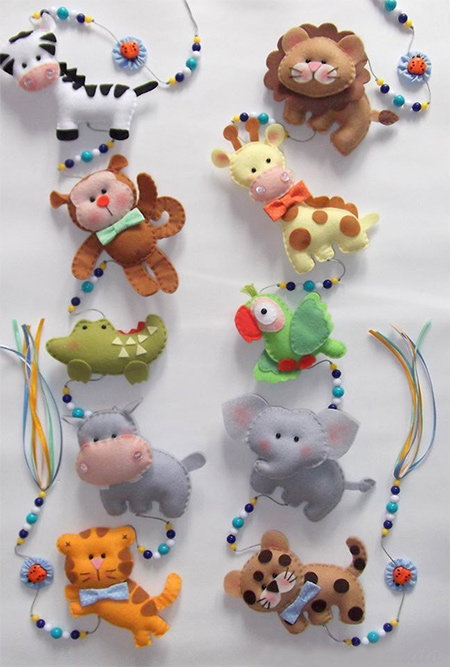 animal nursery mobile ideas