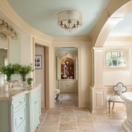 Easy and affordable remodelling ideas painted ceiling