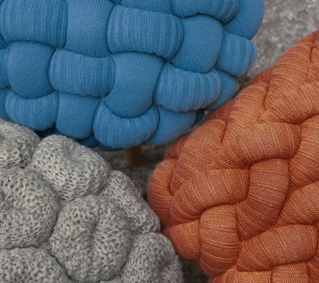 Claire-Anne O'Brien Knit Stools
