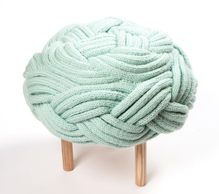 Claire-Anne O'Brien Knit Stools