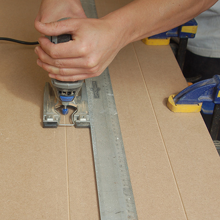 Make a hutch desk for a child's bedroom