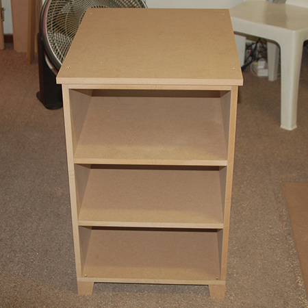 Make a hutch desk for a child's bedroom