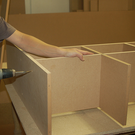 Make a hutch desk for a child's bedroom