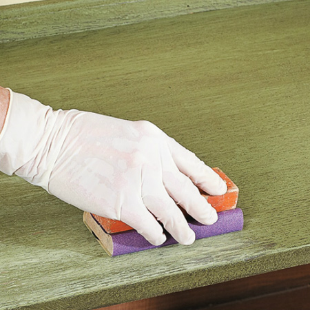 Rust-Oleum Chalked paint is great for secondhand finds