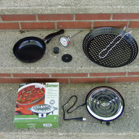 Use terracotta pots to make a smoker