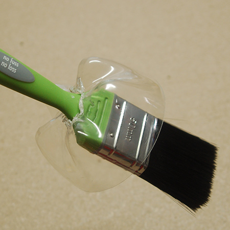 This handy paint drip collector works like a dream and cuts down on drips while you work, plus you get to recycle plastic bottles
