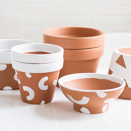 Gift idea... Painted terracotta pots