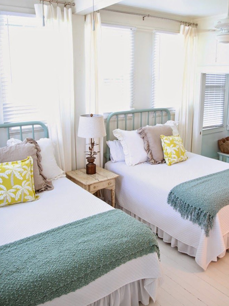 Look for voile window dressings that let in as much light as possible