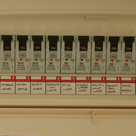 label distribution board
