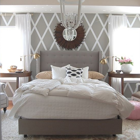 50 shades of grey upholstered headboard