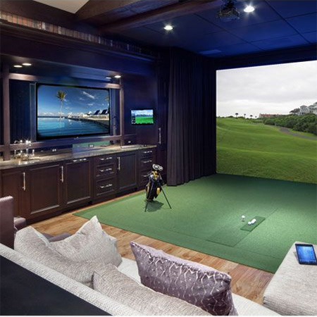 home theater media or entertainment room setting up a space