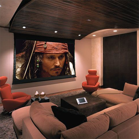 home theater media or entertainment room setting up a space