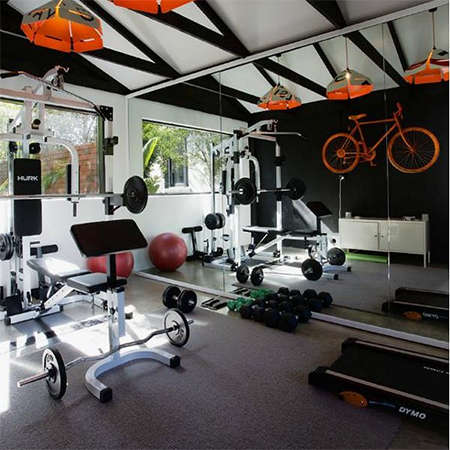 Ideas for a garage conversion home gym