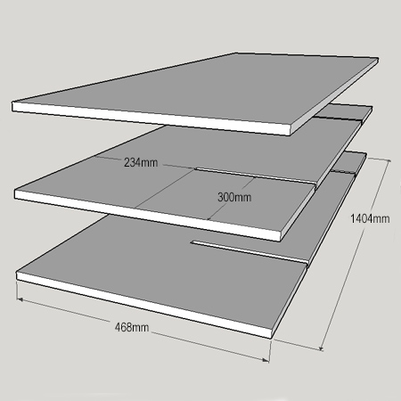 Cottage style TV or media cabinet