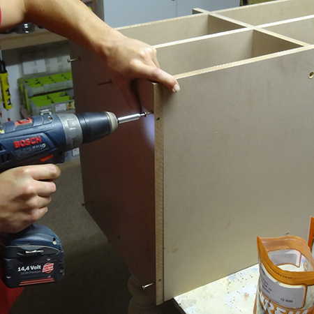 Cottage style shabby chic distressed TV or media cabinet add sides