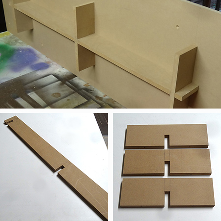 Cottage style shabby chic distressed TV or media cabinet supports